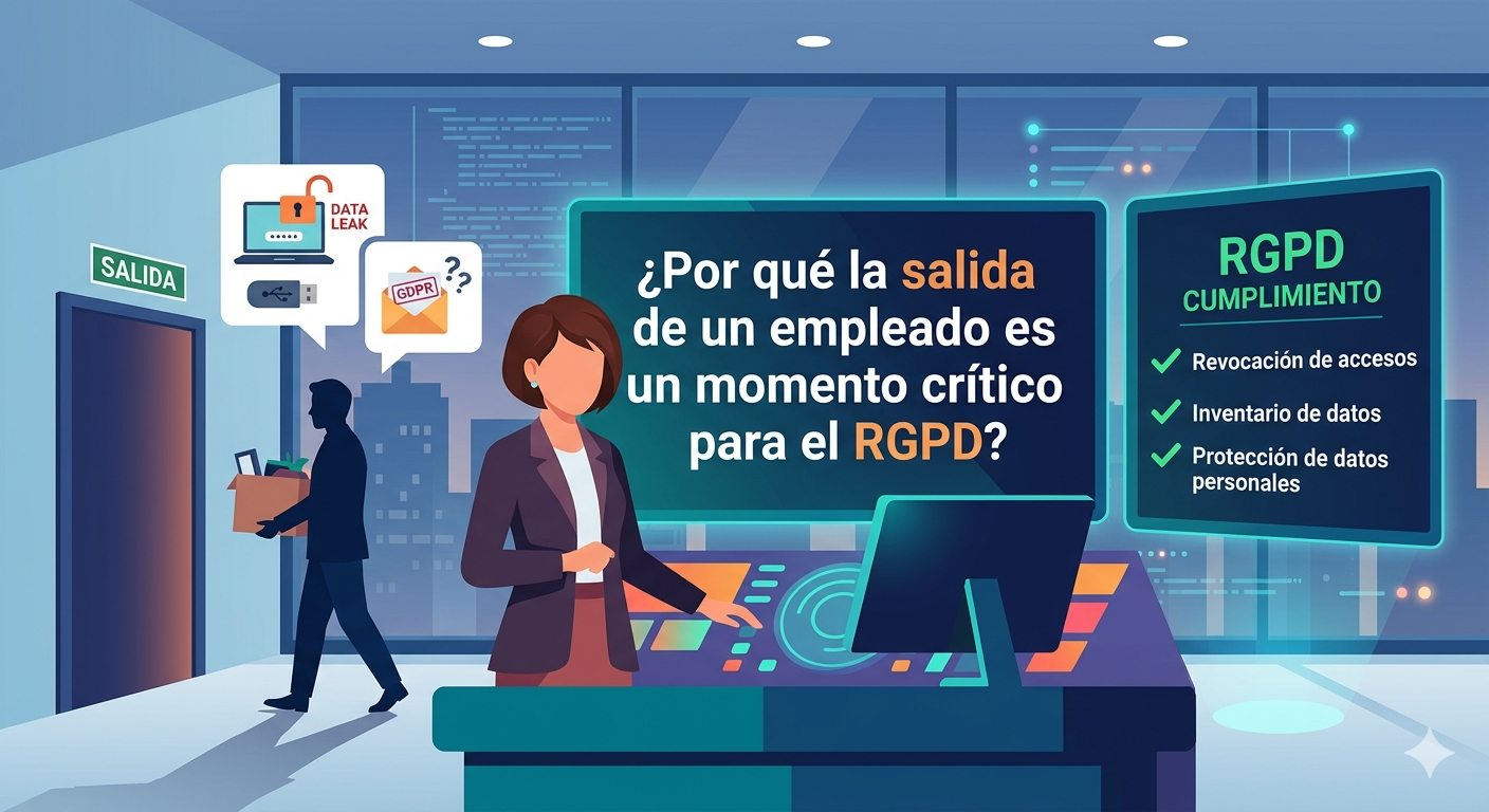GDPR y empleados: qué debes borrar (y qué no) cuando alguien sale
